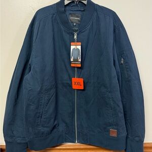 Lucky Brand Men's Deep Blue Bomber Jacket